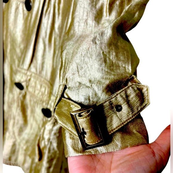 🤩 NEW LISTING! Fumblin Foe Women’s Coquette Gold Victorian Dress/Jacket Sz M EUC - Picture 4 of 9